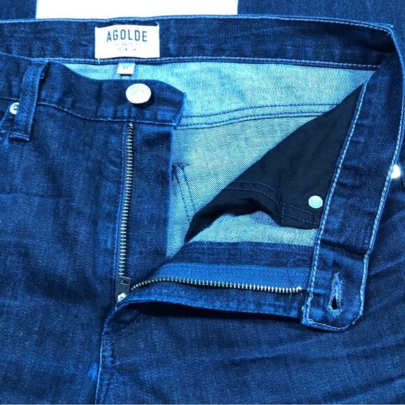 Agolde Anthropologie dark washed premium jeans 31x31 - Picture 7 of 10